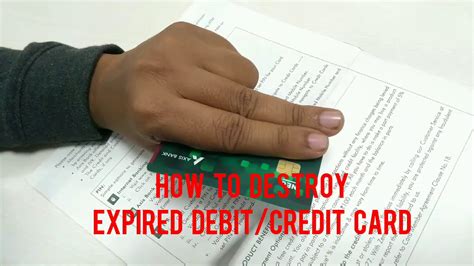 how to destroy rfid card|destroying expired credit cards.